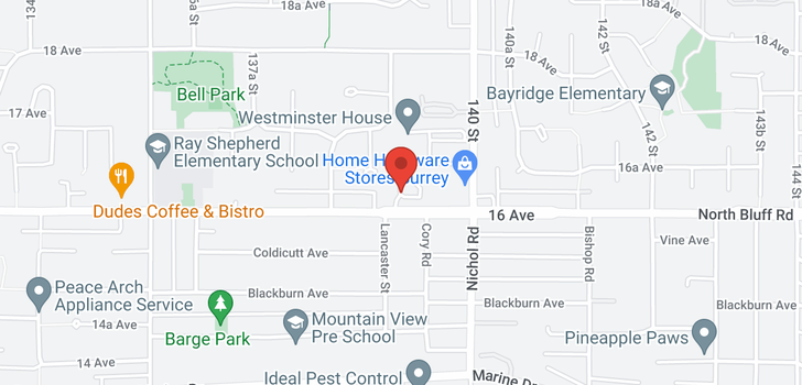 map of 2 13911 16TH AVENUE